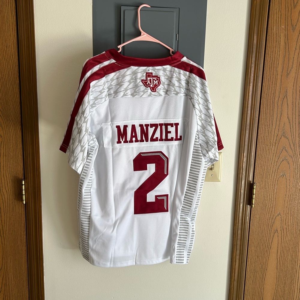 Brand New Johnny Manziel Jersey Texas A&M Aggies ADULT Stitched